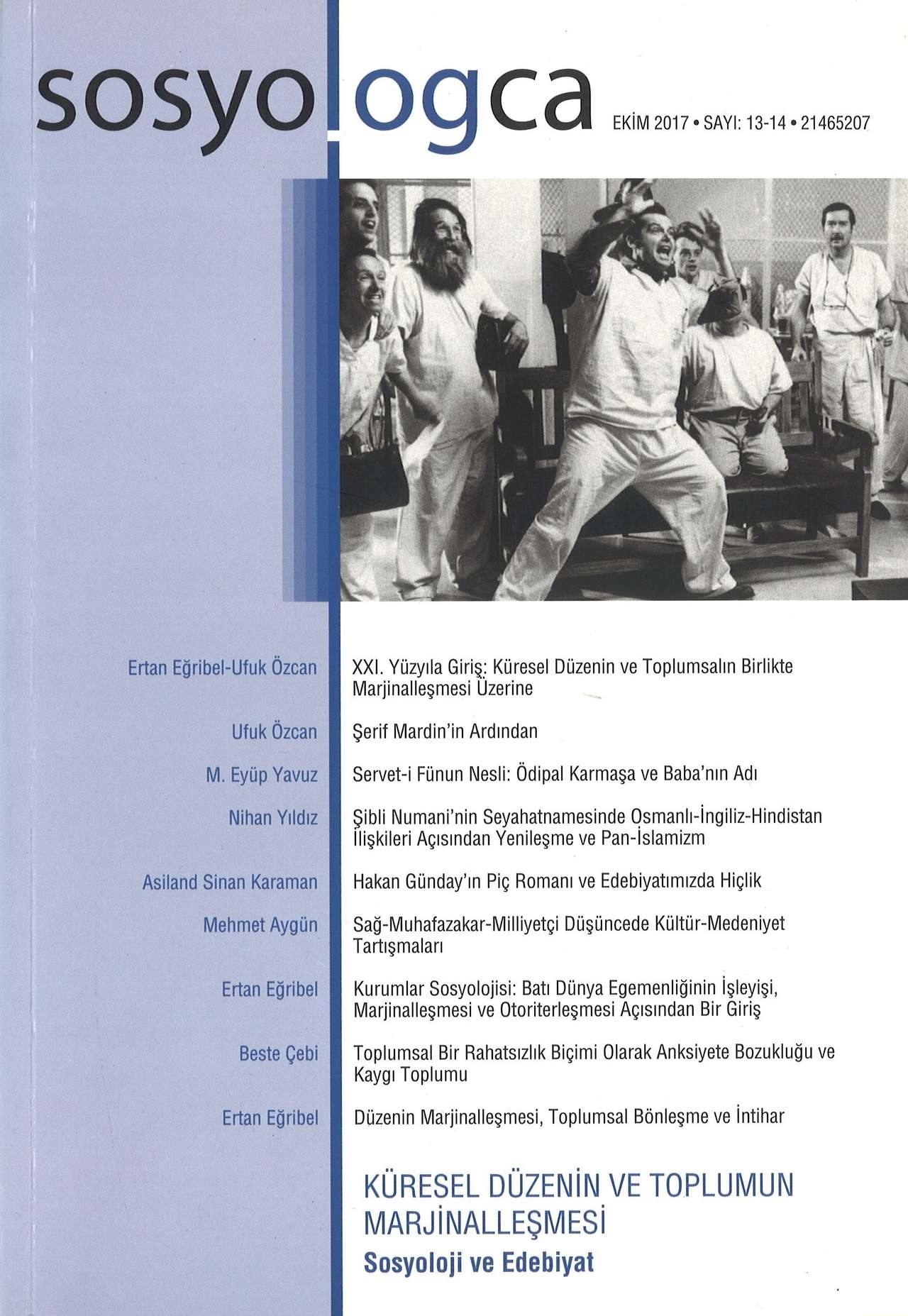 Sosyologca 13-14 - Küresel Düzenin ve Toplumsalın Marjinalleşmesi kapağı