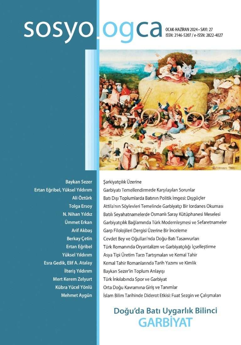 Sosyologca 27 - Doğu’da Batı Uygarlık Bilinci Garbiyat kapağı